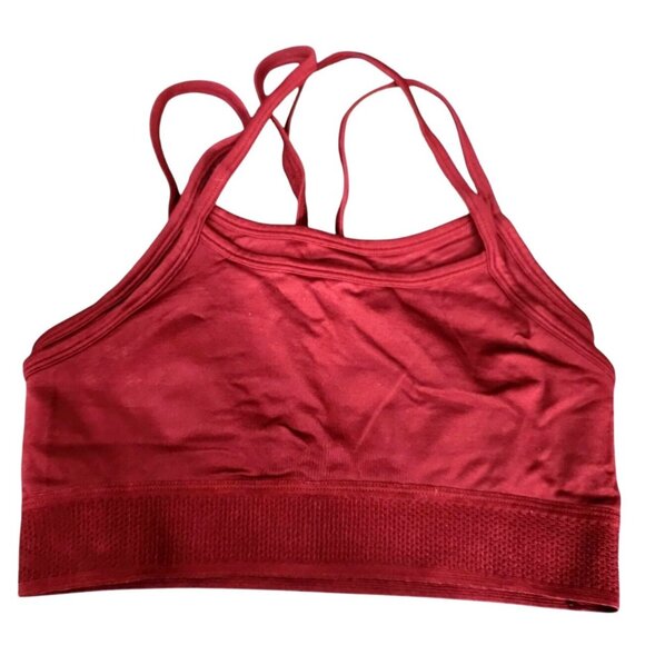 Fabletics Energy Bra Double Strap Red Size M - Picture 1 of 5